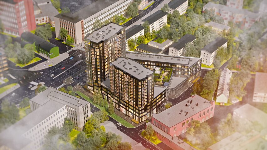 Äri- ja eluhoone Pärnu mnt. 137 projekt